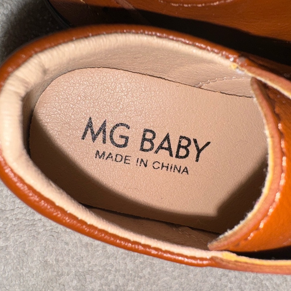 Classic Brown Kids Dress Shoes - Picture 7 of 8